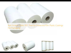 Rivestimenti in plastica con pellicola protettiva termica in PET antigraffio da 25 mic per l'imballaggio