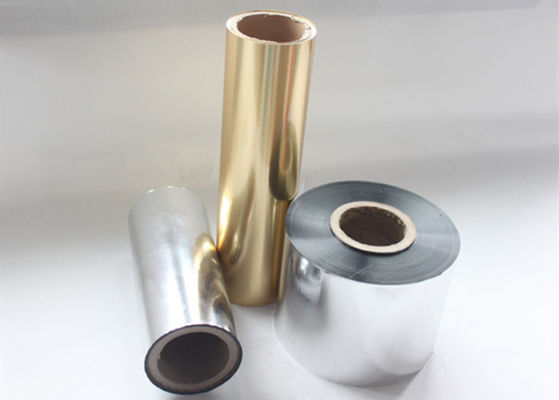 Eliminare gli effetti elettrostatici Film di laminazione termica metallizzata in alluminio per imballaggi