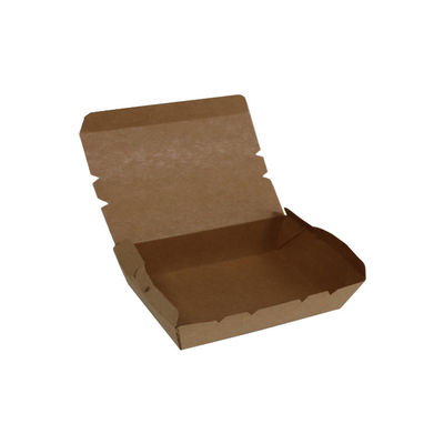 Contenitore ondulato eliminabile di hamburger/contenitore d'imballaggio contenitore di patate fritte/carta kraft per l'hamburger