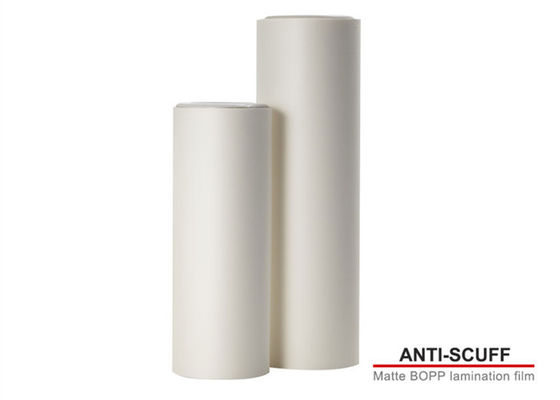 Good price 22u Matt BOPP Film resistente all'abrasione Film di laminazione a caldo Previene la superficie da graffi in linea