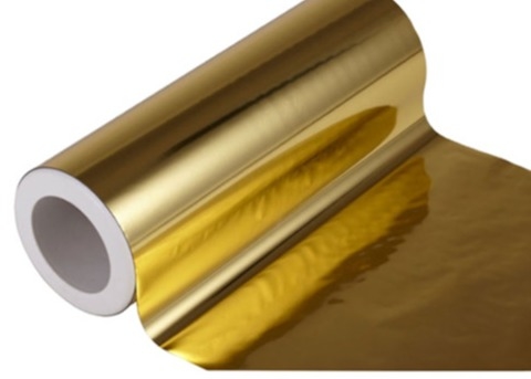 Good price Film poliestere metallizzato a base di carta da 3 pollici con doppia estensione da 3000 a 4000 metri e strato adesivo termico di precisione in linea
