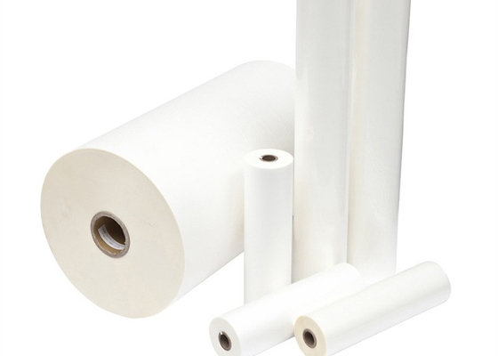 Un buon prezzo. Pellicola laminata in PET Matte Silk / Alta trasparenza con strato adesivo EVA termosaldabile per imballaggio industriale in linea