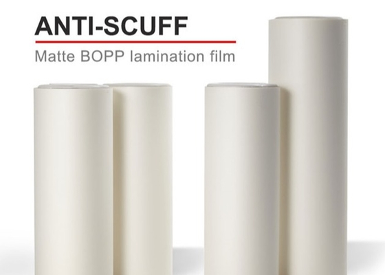 Good price 28mic Matt BOPP Film resistente al attrito Wet/Thermal Lamination Film adatto ai laminatori in linea