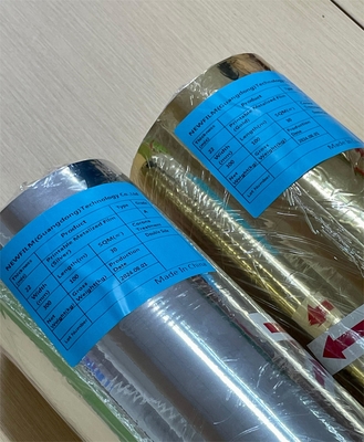 Good price Film di poliestere metallico ad alta definizione con proprietà di barriera ossigeno-umidità per scatole di carta stampata premium in linea