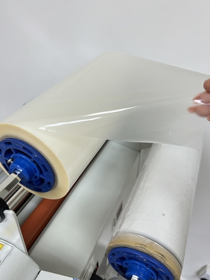 Good price Film riciclabile anti graffi con vernice pre-rivestita adatto per fogli di carta spessore 33mic e ecologico in linea