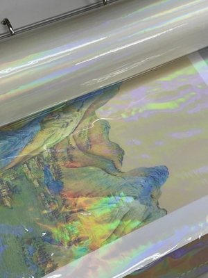 Good price Film di laminazione termica laser olografica abbagliante per la decorazione degli imballaggi cosmetici in linea