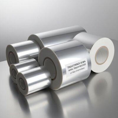 Un buon prezzo. Rotoli di film per laminazione con resistenza alla trazione di 50 MPa con lavorazione a tensione biassiale, spessore da 12 a 30 micron, adatti per imballaggio in linea