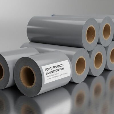 Un buon prezzo. Poliester Matte Lamination Film Rolls Sealable Heat Optional Ideale per migliorare l'aspetto delle stampe e la protezione della superficie in linea