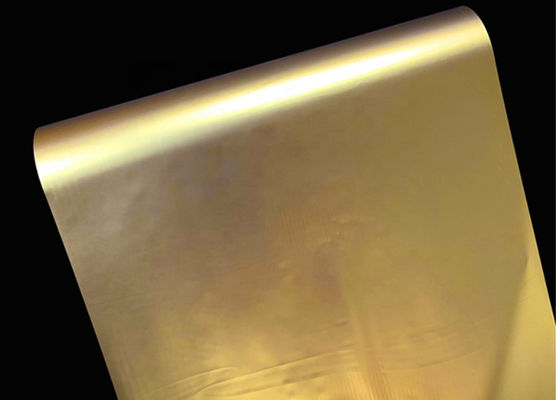 Good price Film estensibile con film composito di poliestere alluminato BOPP rivestimento specchio oro su 1 pollice di core di carta in linea