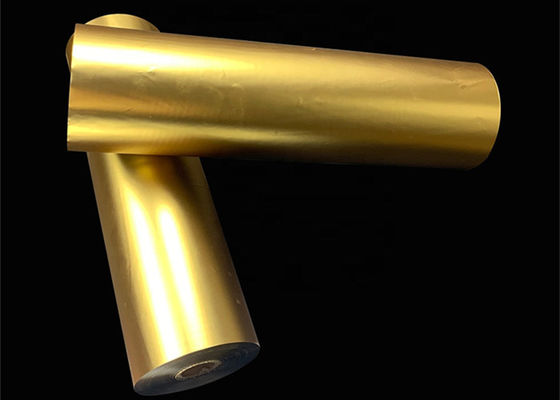 Good price 1 pollice di pellicola BOPP metallizzata per laminamento termico, pellicola in oro, argento, alluminio e PET in linea