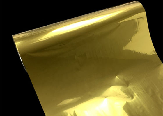 Good price Film PET rivestito con metallo prezioso a doppia tonalità laminatura termica in oro/argento nano-sputtered per imballaggi flessibili finali in linea