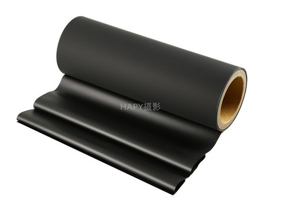 Good price Film termico molle 30 Mic Black Color Matt della laminazione del velluto BOPP di tocco in linea